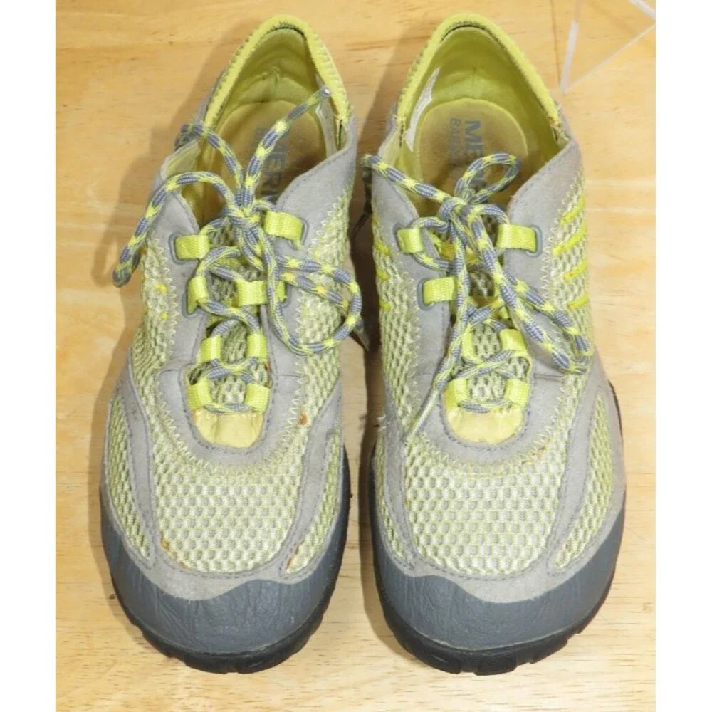 Merrell Pace Glove Trail Acacia Minimalist Running Shoes Water Resistant Sz 7.5
